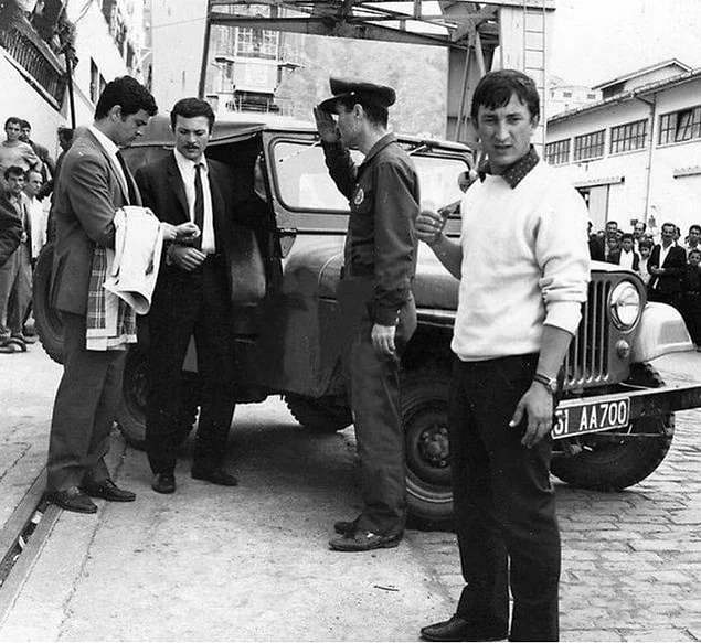 Kartal Tibet Elveda filminin çekimlerinde, Trabzon, 1967.webp